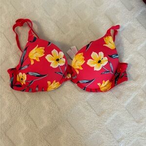 PINK  floral bra